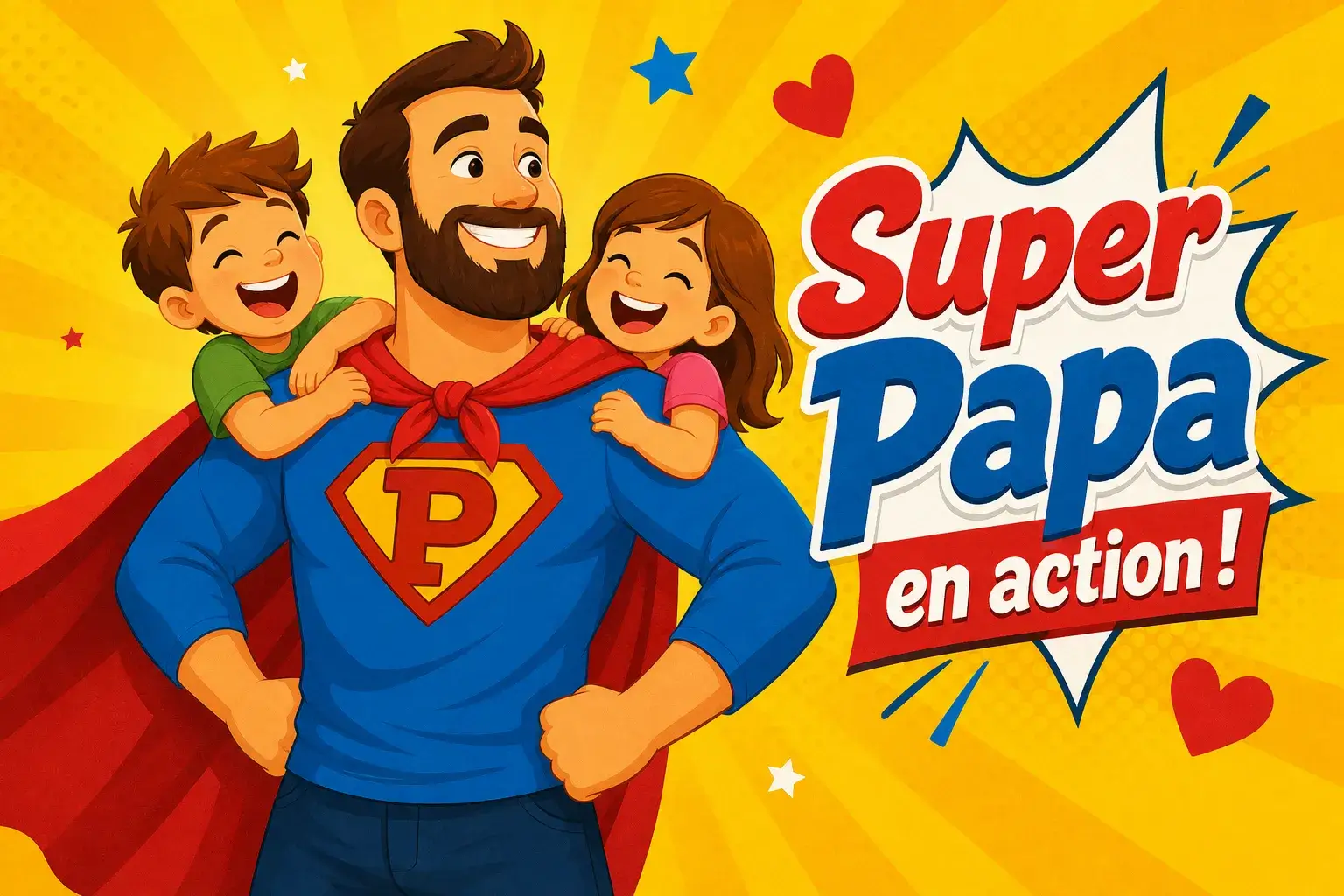 dessin fete des peres superpapa