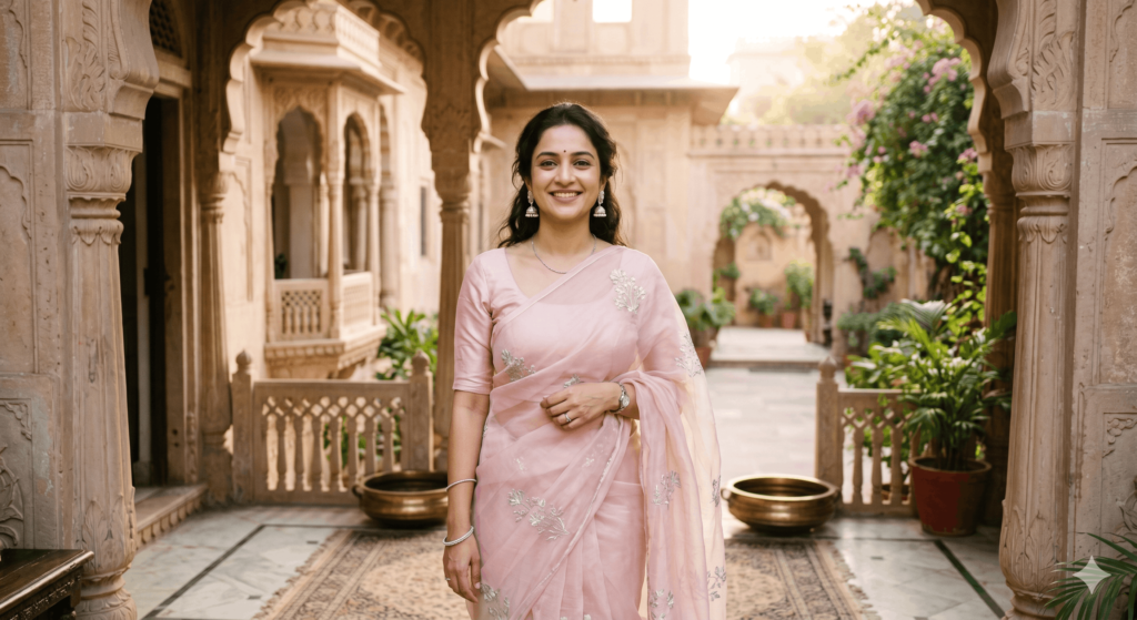 pink-saree