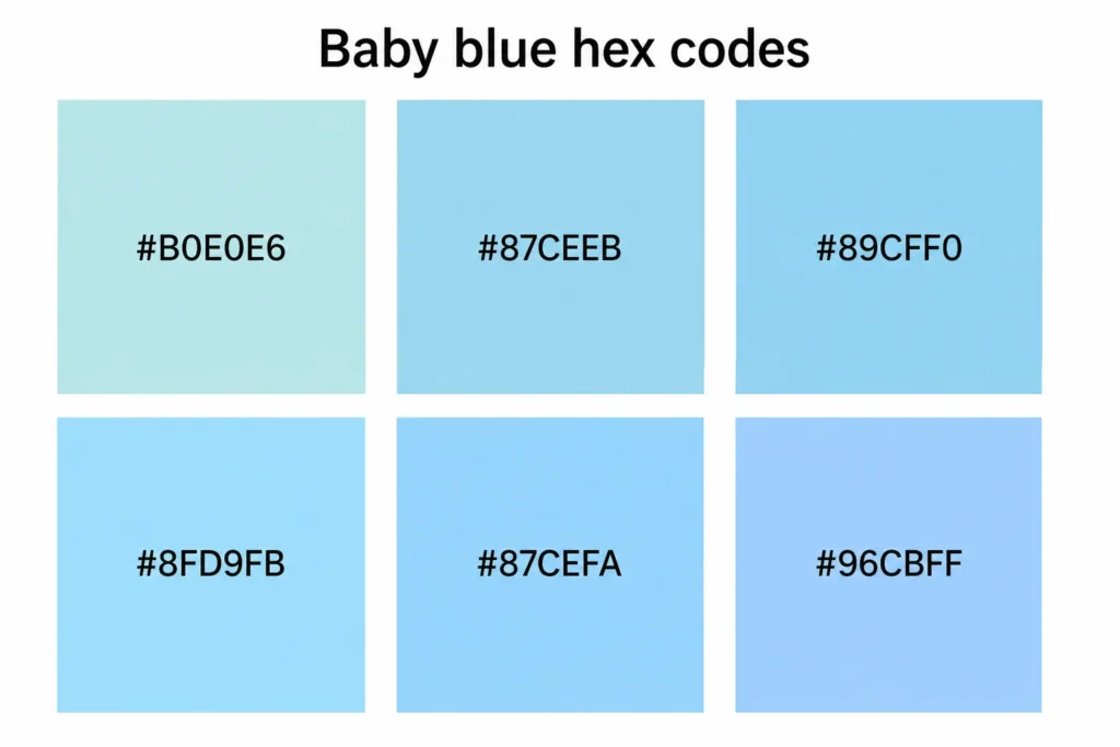 Baby blue hex code