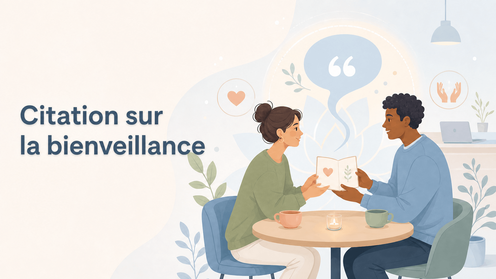 La bienveillance désigne une attention sincère portée au bien-être des autres, sans jugement ni attente de retour.