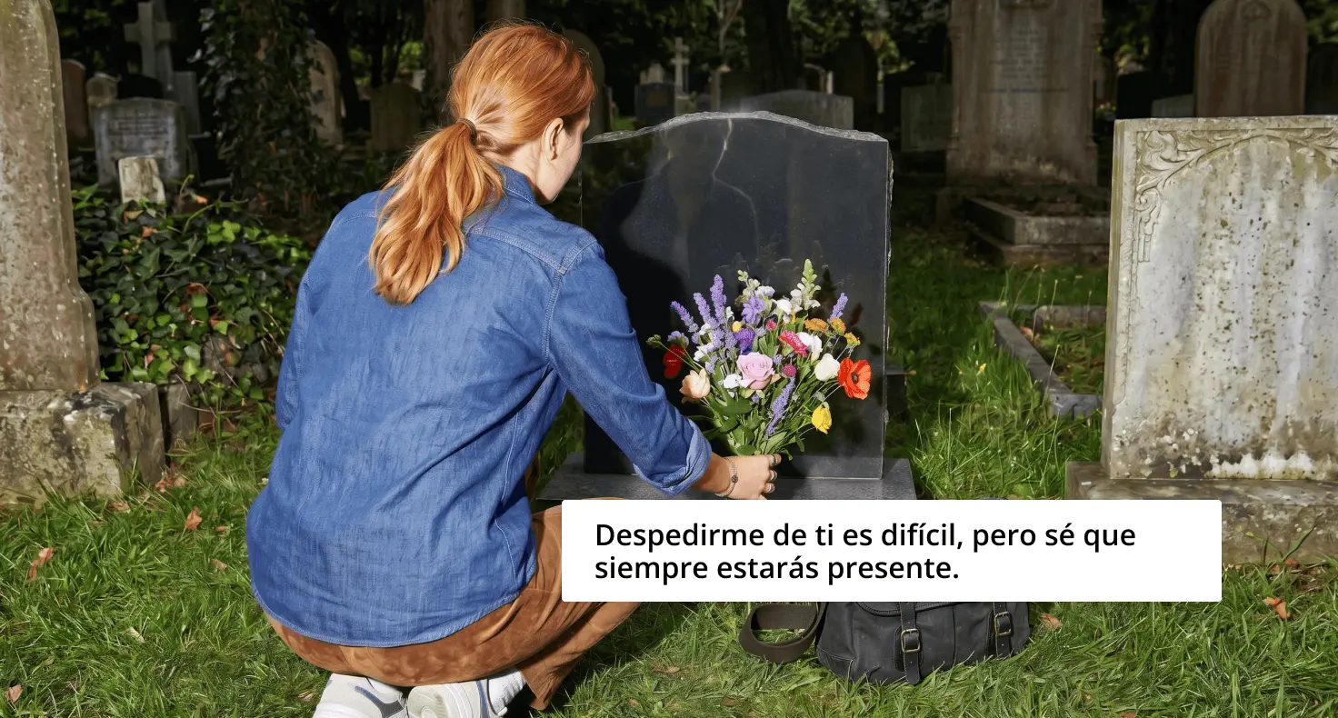 Frases de luto y despedida