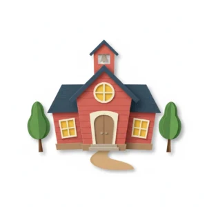 Quillbot-Paper-Cut-Schoolhouse-Clip-Art