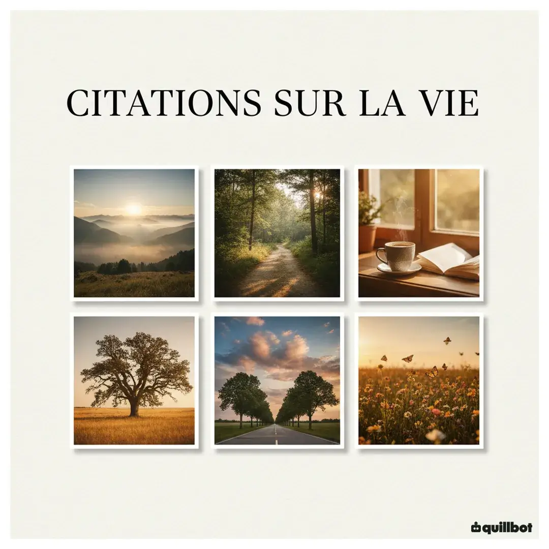 citation sur la vie
