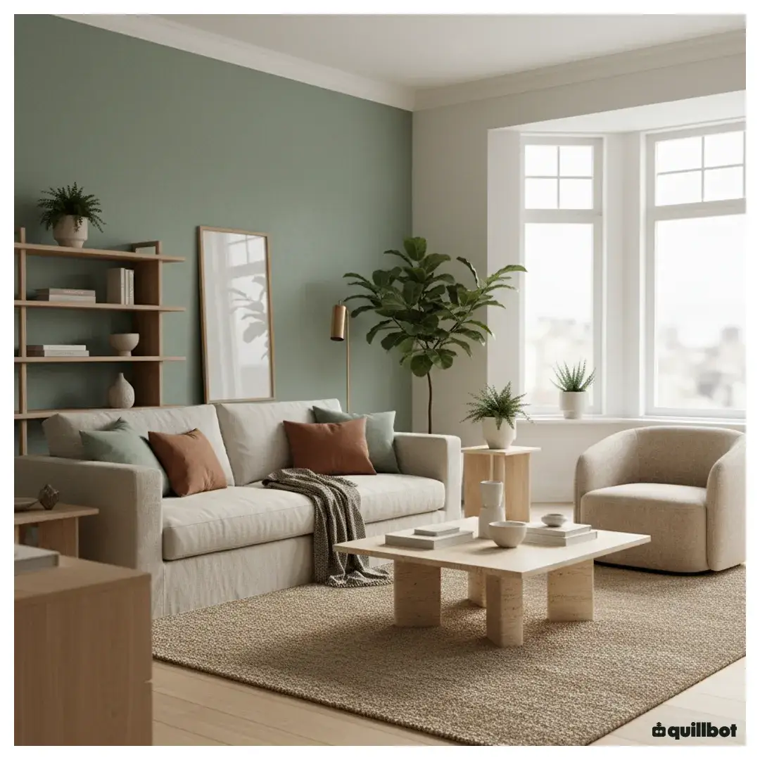 couleur vert sauge salon