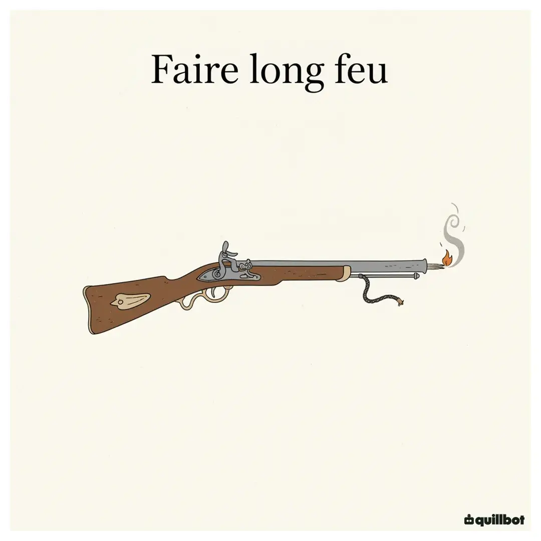 expression faire long feu