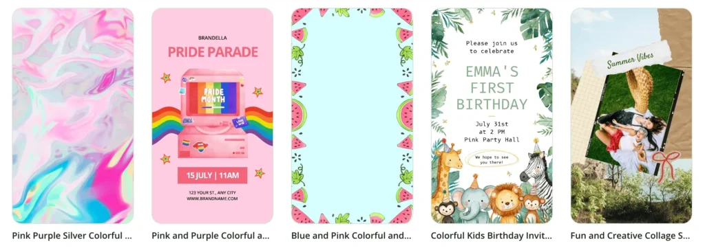 Some Quillbot Instagram story templates for cute and aesthetic stories
