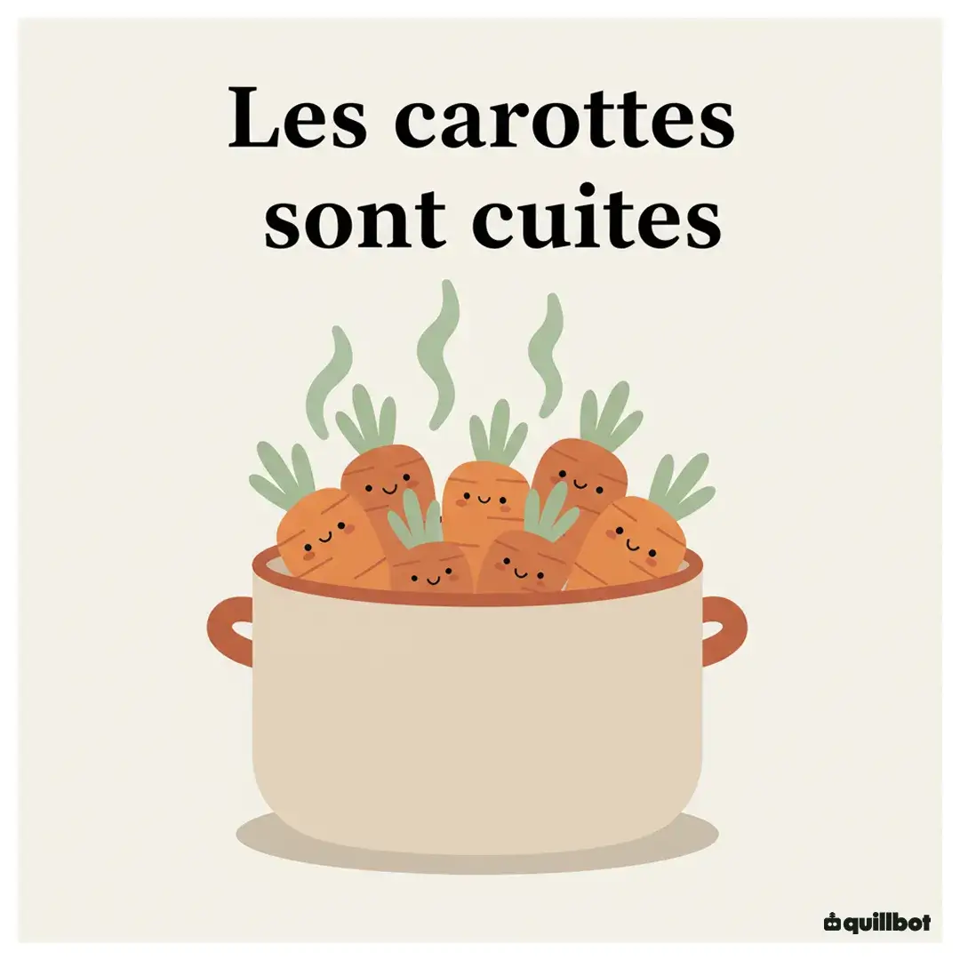 les carottes sont cuites def