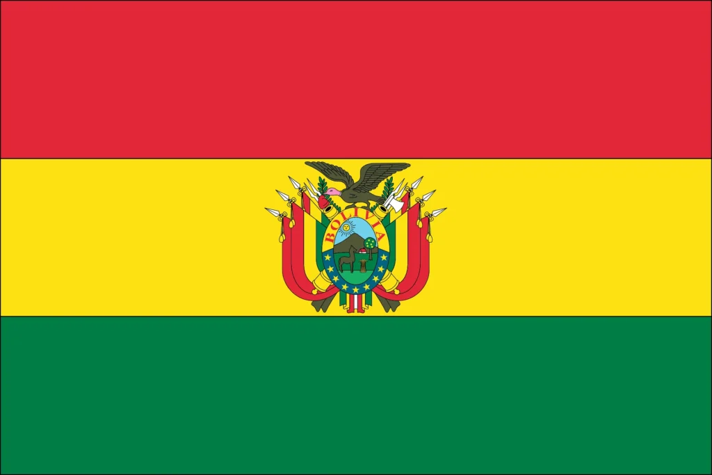image of the flag of bolivia