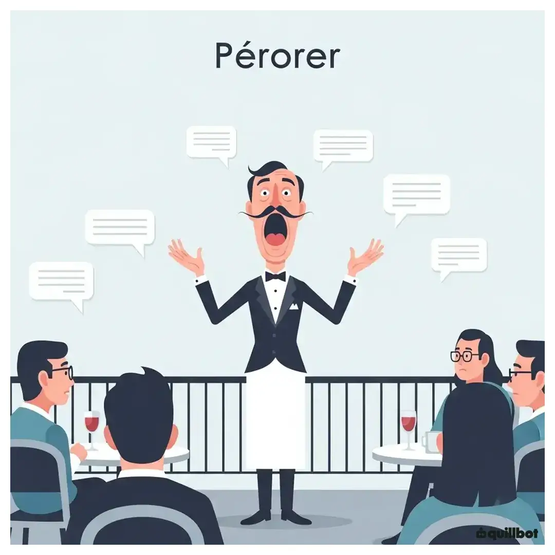 pérorer def