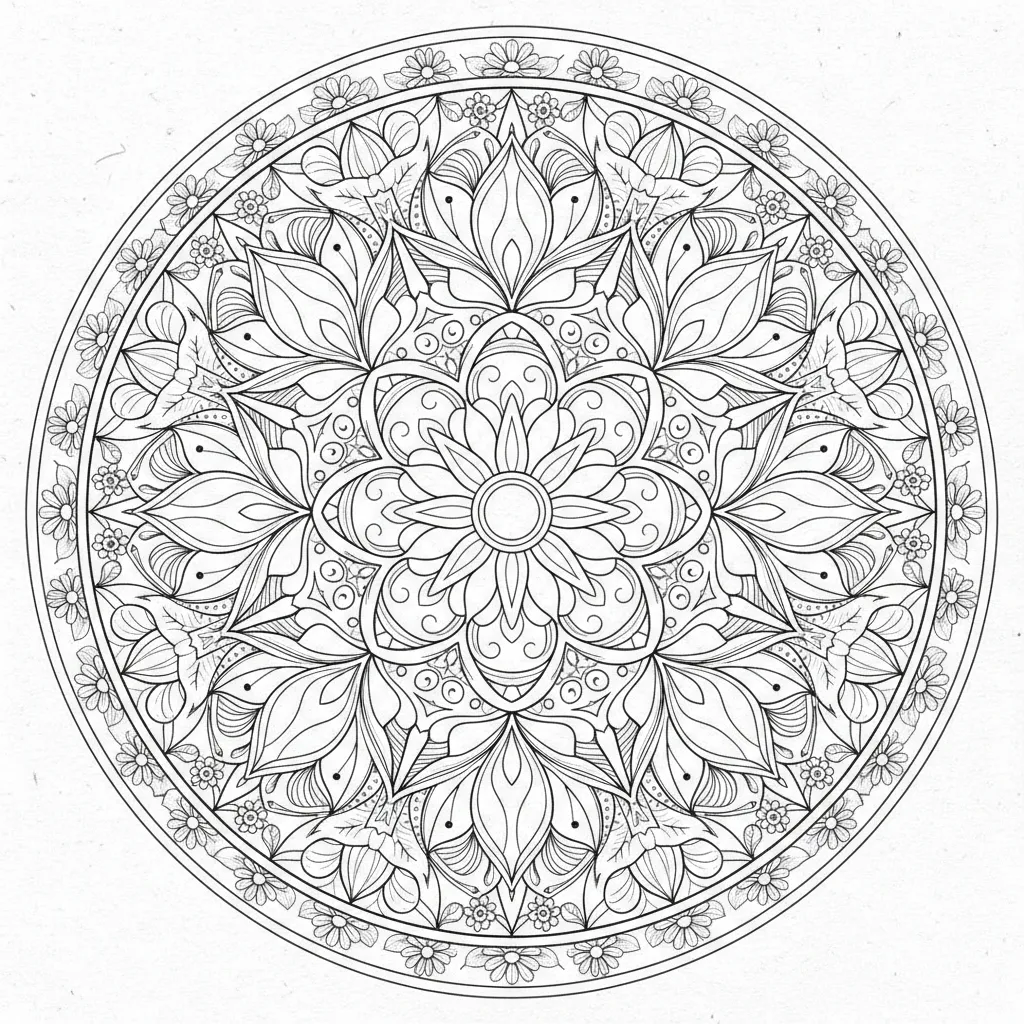 floral mandala