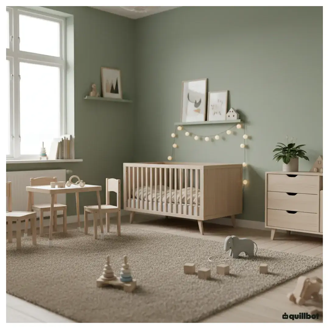 vert sauge chambre enfant