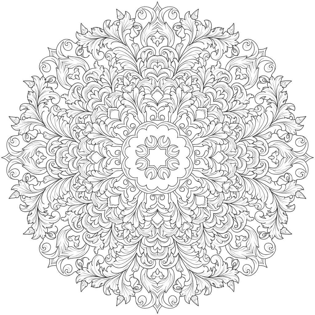 Dibujo de mandala