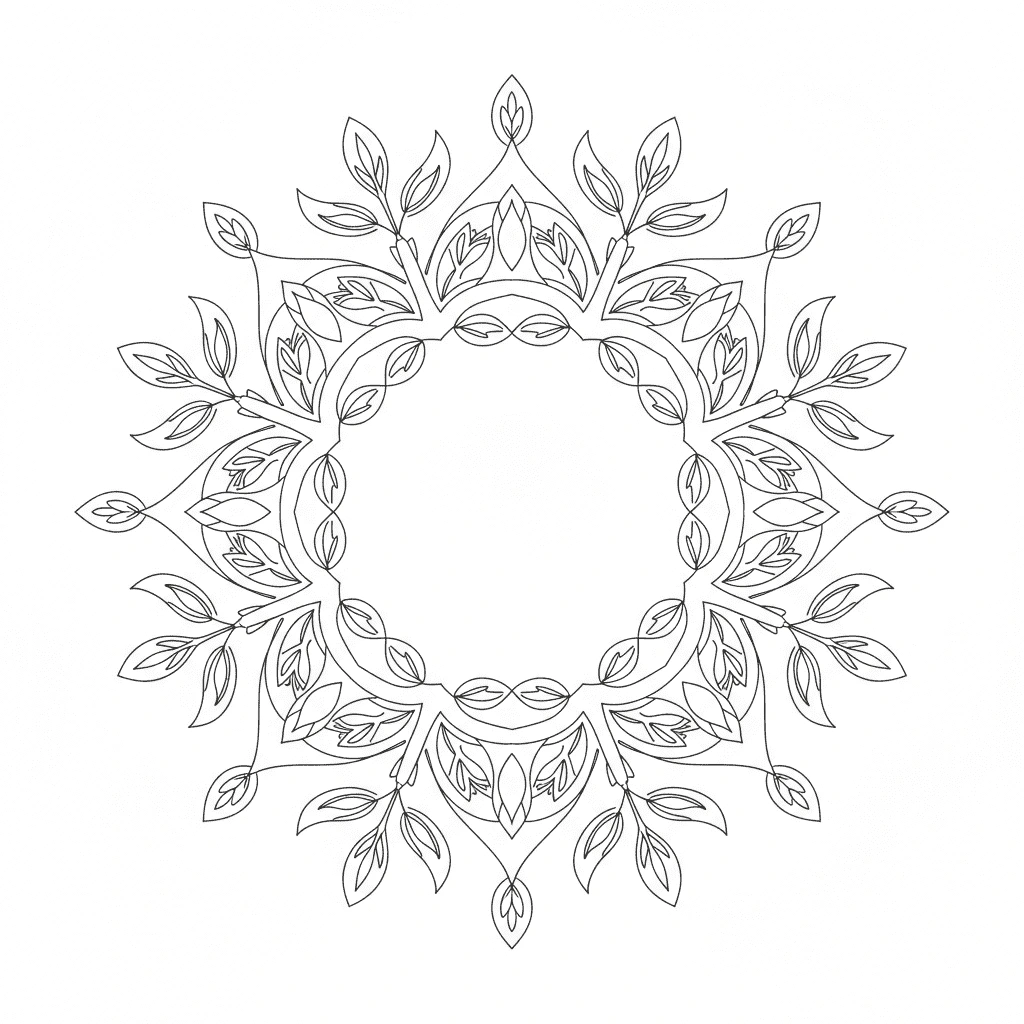 Mandala para colorear