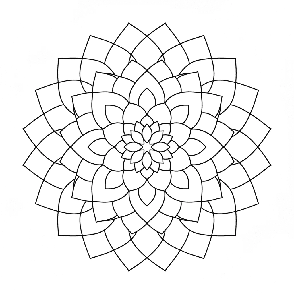 Mandala para colorear
