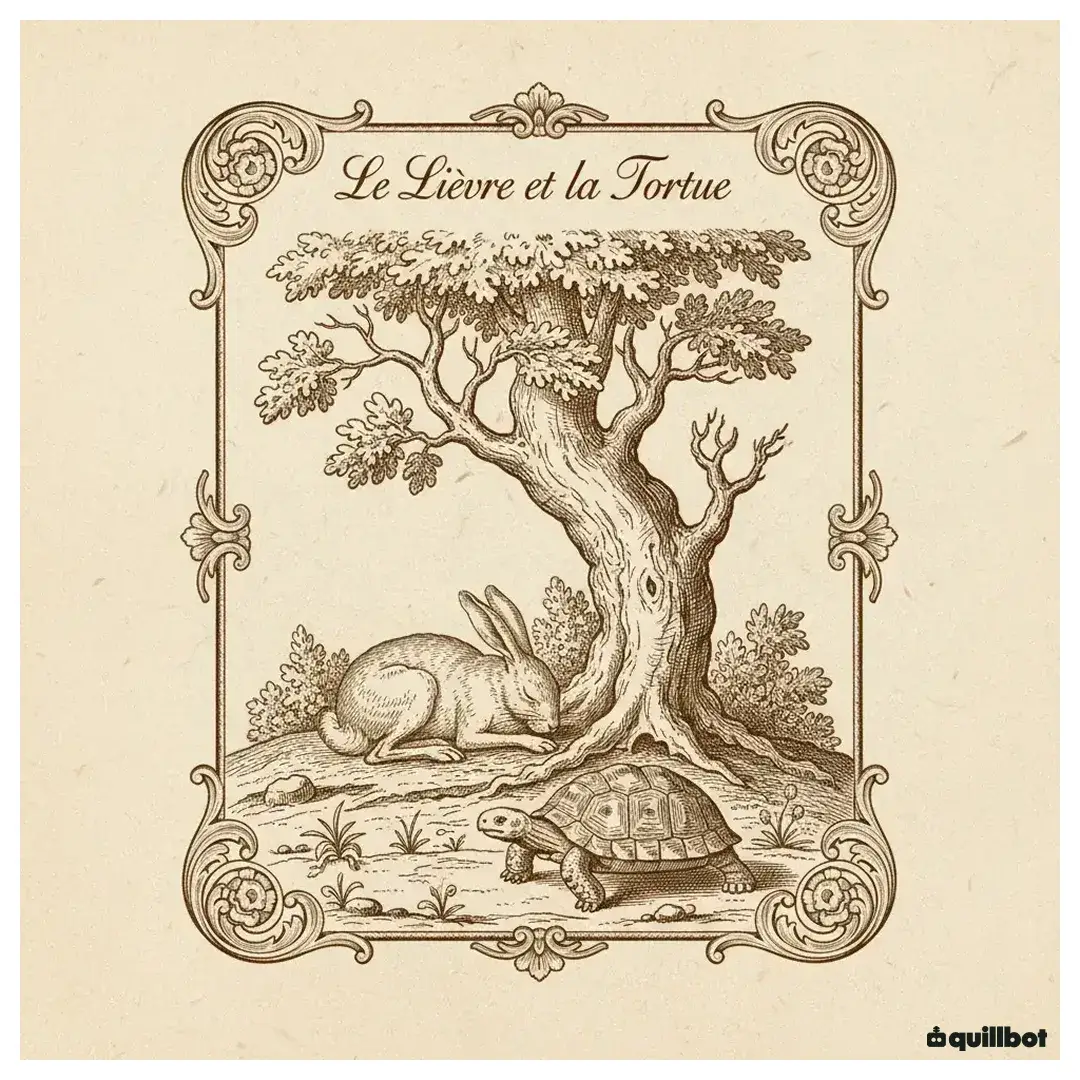 fable le lievre et la tortue